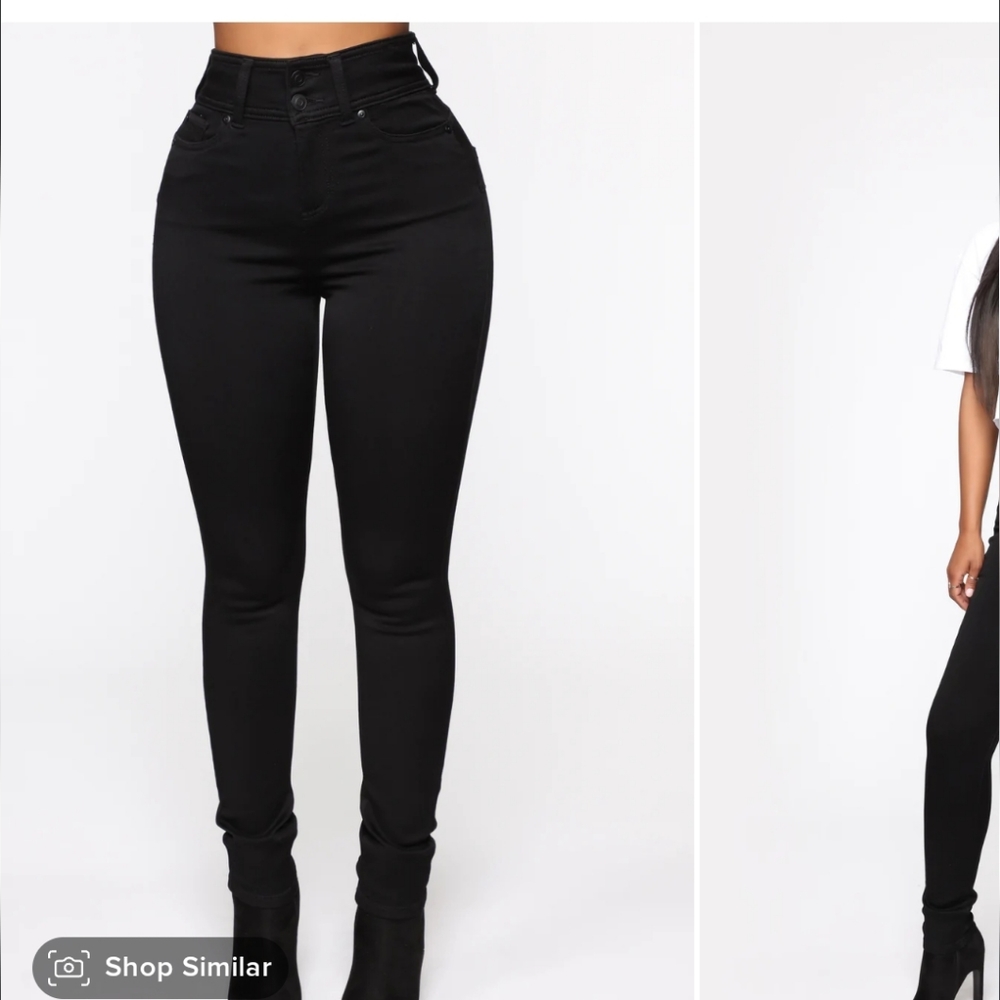 Fashion Nova black skinny pants